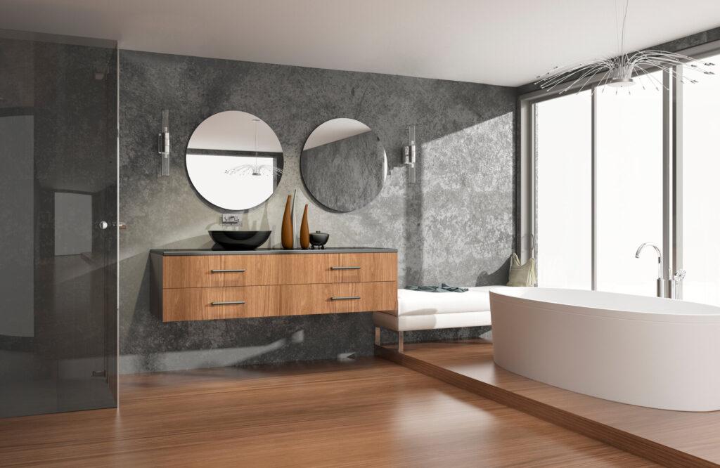 Luxuriöses modernes Badezimmer