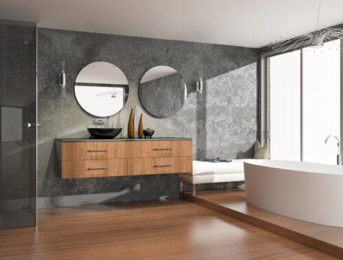 Luxuriöses modernes Badezimmer