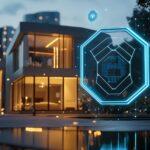 Visualisierung eines intelligenten Hauses mit digitaler Steuerung | Terrassenüberdachung